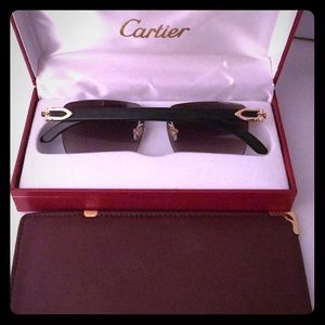 Cartier genuine Buffalo Horn glasses (Black Buffs)